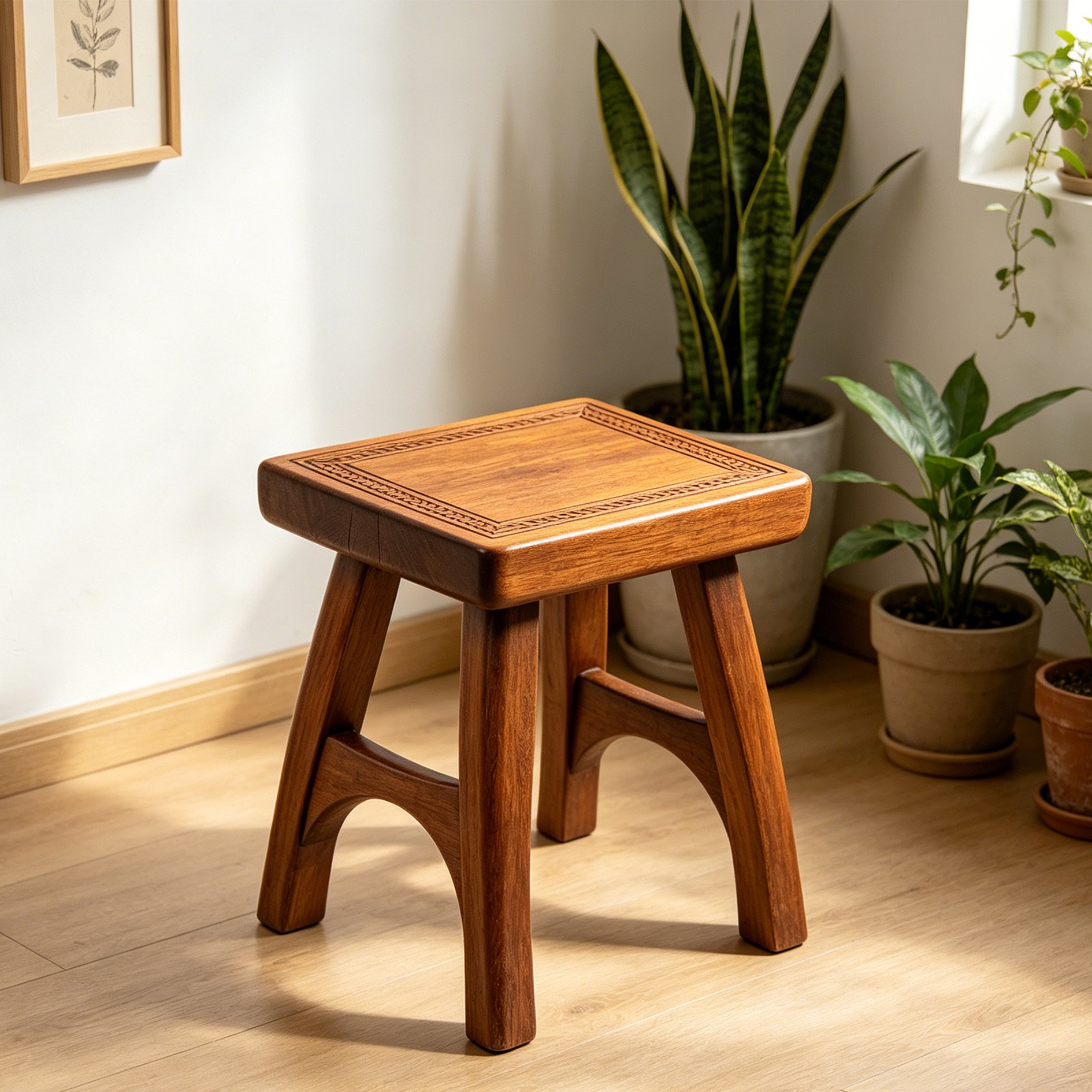 Holzhocker