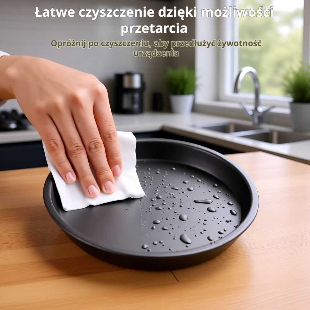 Okrągła nieprzywierająca blacha do pieczenia pizzy