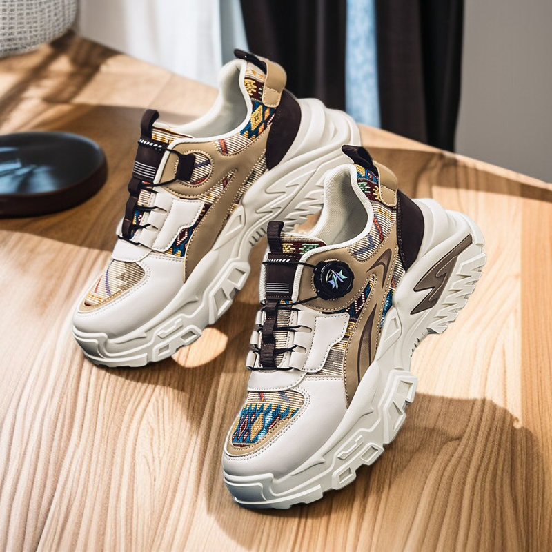 輕鬆調節鬆緊的旋轉紐扣鞋