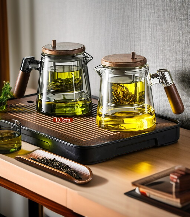 New style glass teapot for pure tea flavor