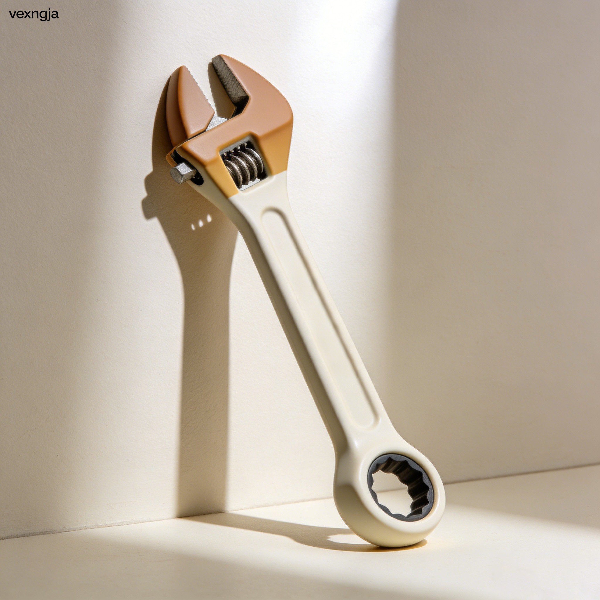 Multi-functional adjustable wrench with ergonomic grip