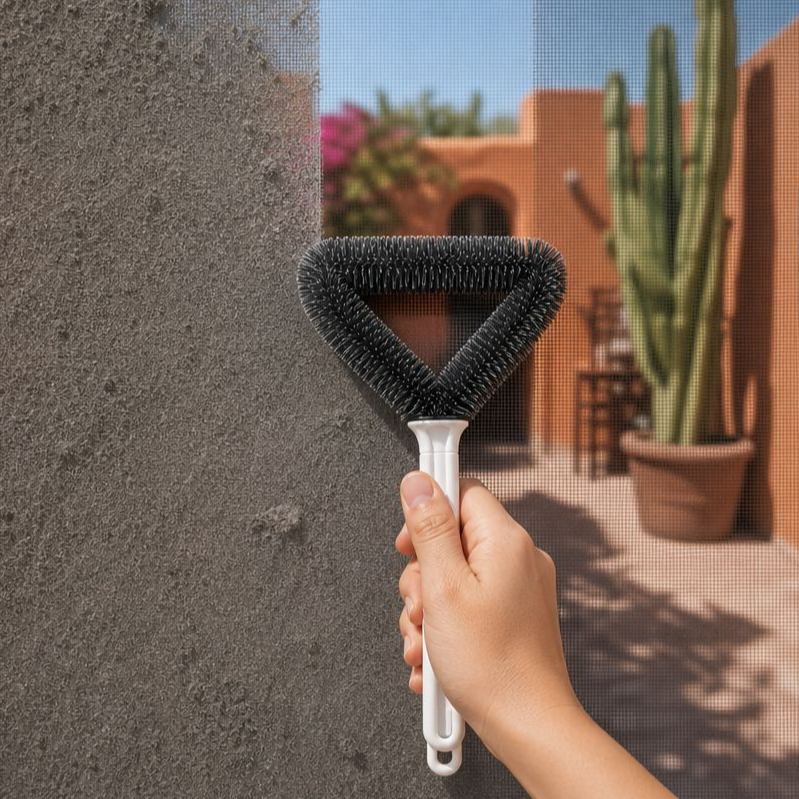 Cepillo de limpieza para mosquiteras