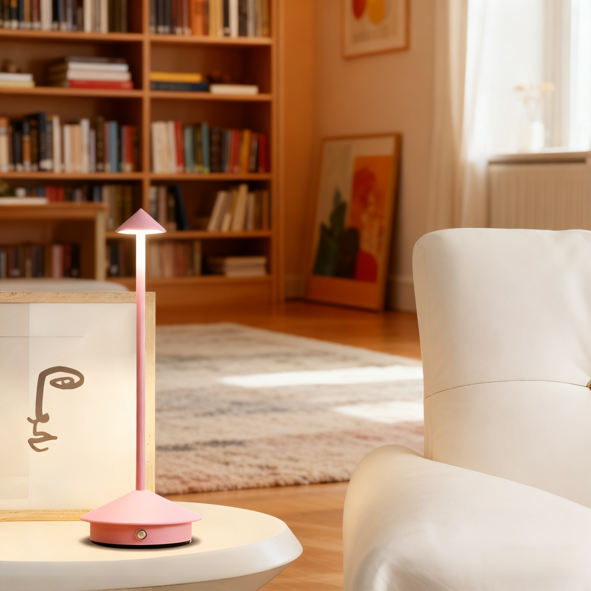 LEDモダンインテリアきのこ型ナイトライト レストランテーブルランプ ベッドサイド雰囲気ライト