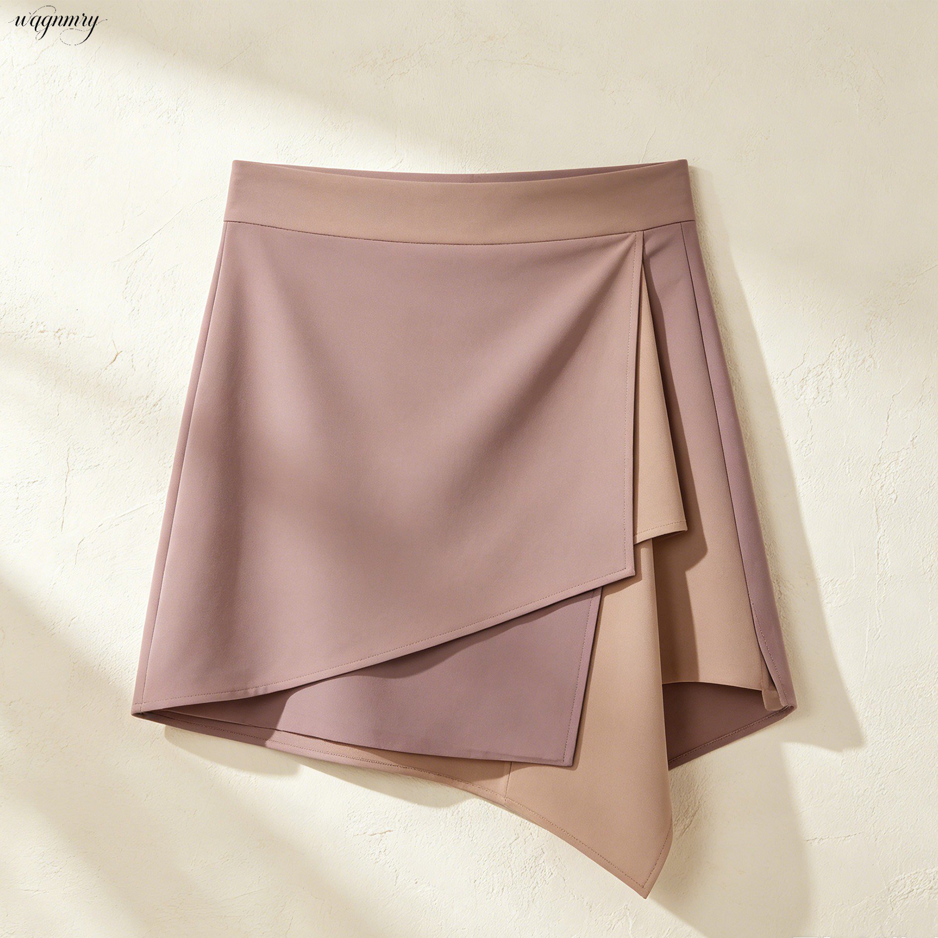 アシンメトリーAラインミニスカート