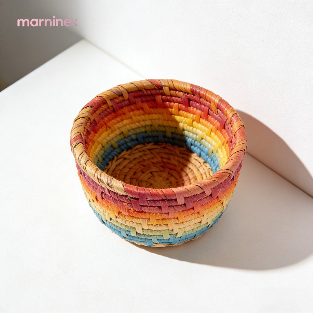 Cestas ecológicas para almacenamiento y decoración de oficina