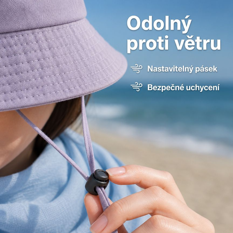 Všestranný sluneční klobouk s malým obvodem hlavy