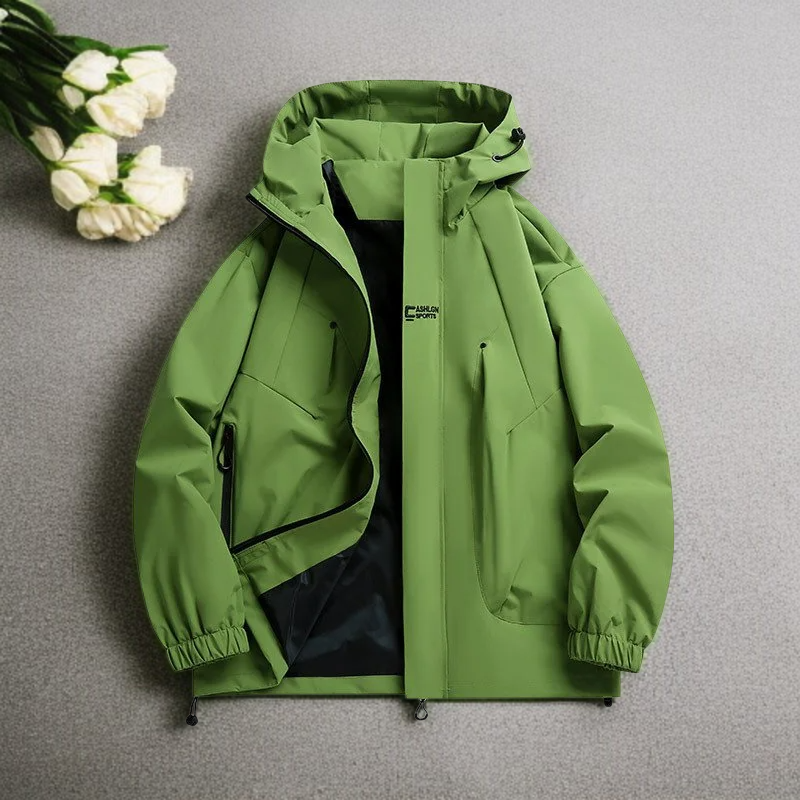남성 아웃도어 트레이닝 봄가을 얇은 코트 방수 야상 트렌치코트 자켓 아웃도어 바람막이 트레이닝복