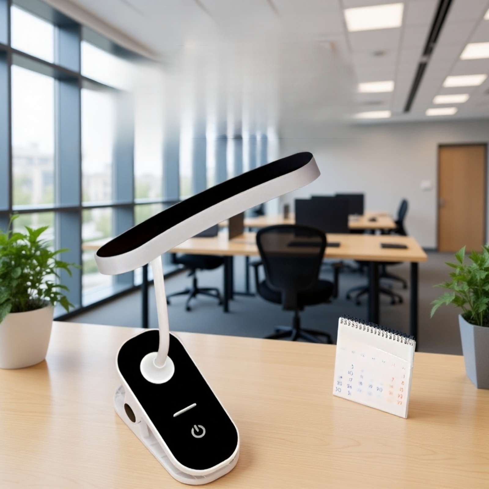 مصباح LED للقراءة مع حامل مرن