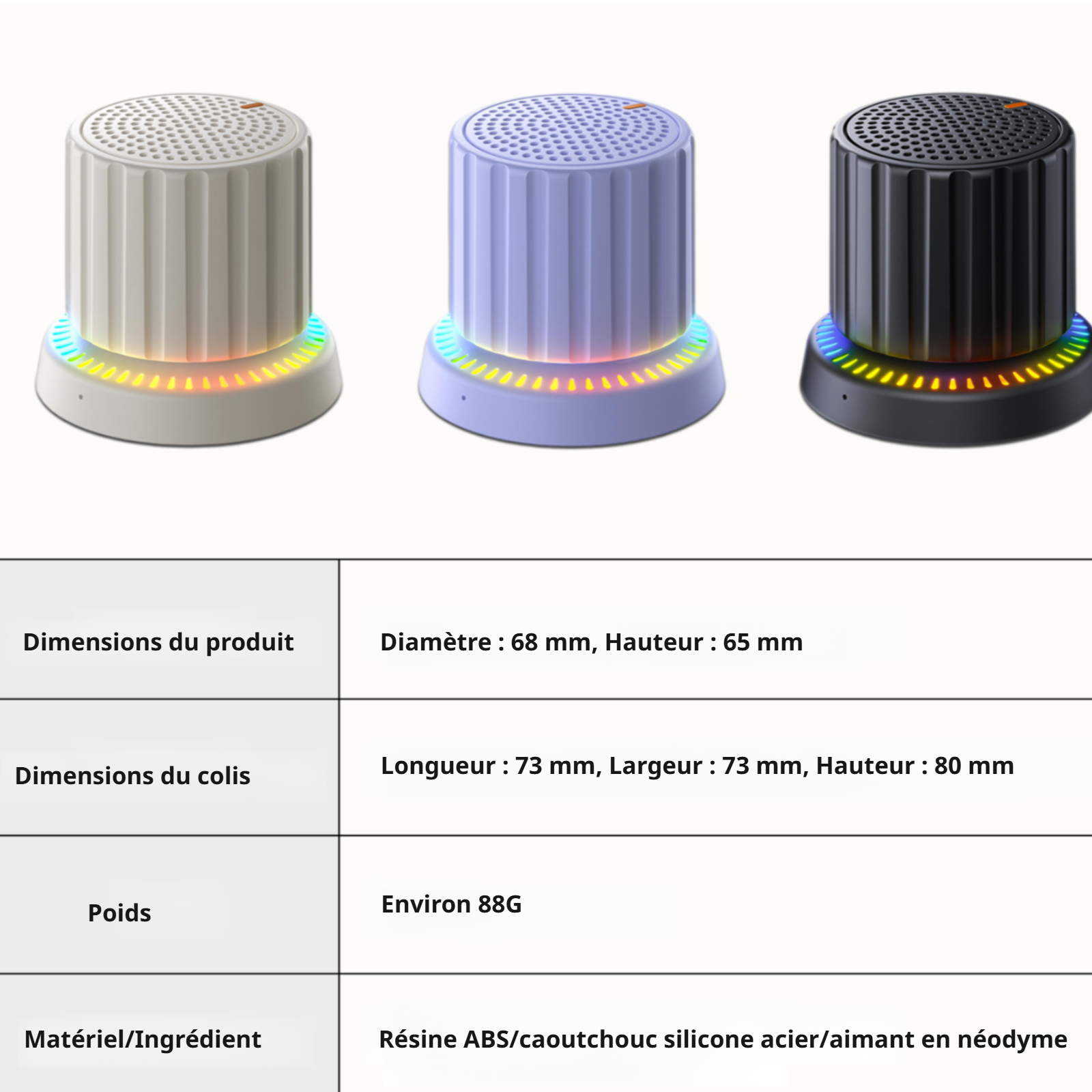 Enceinte Bluetooth compacte avec son puissant