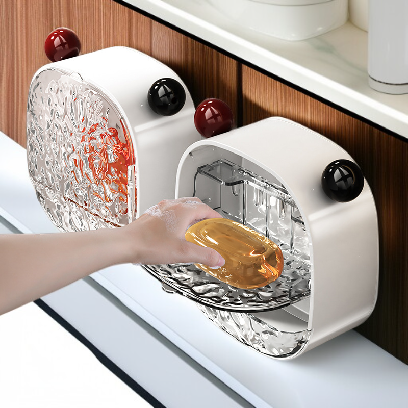 Close-up of Bear Free Soap Box holding bar soap