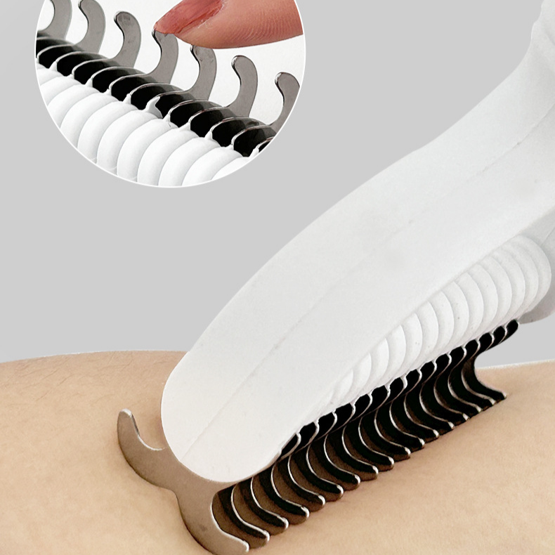 Cepillo Removedor de Pelo para Mascotas de Doble Cara y Dientes Finos