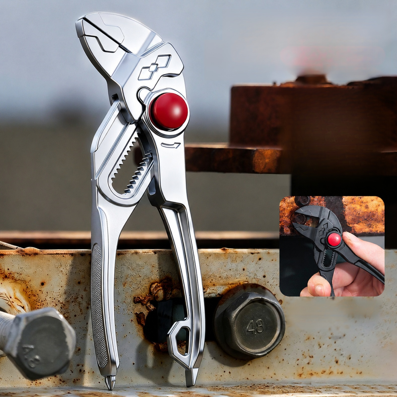 Adjustable mini water pump clamp