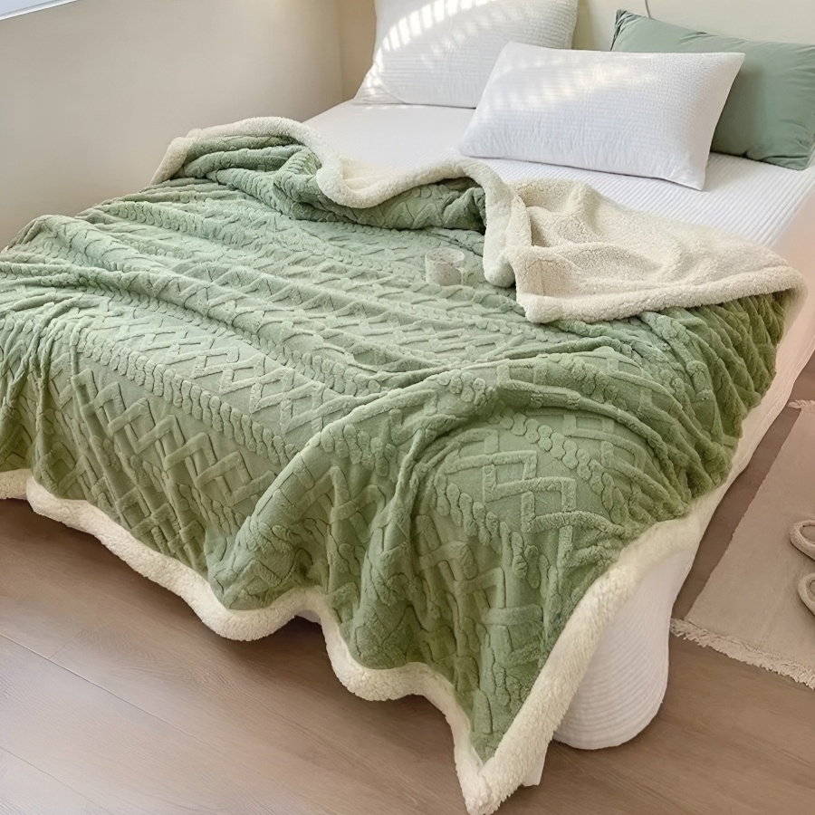 자카드 태피터 담요