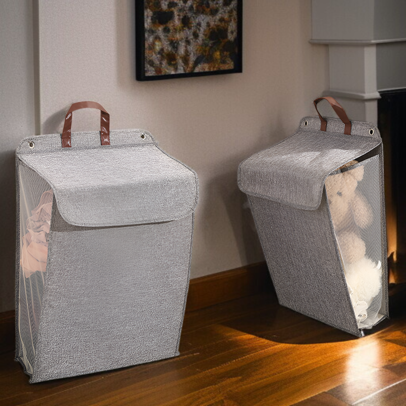 Haushaltskorb für schmutzige Kleidung mit großem Fassungsvermögen, Aufbewahrungskorb für Kleidung, S