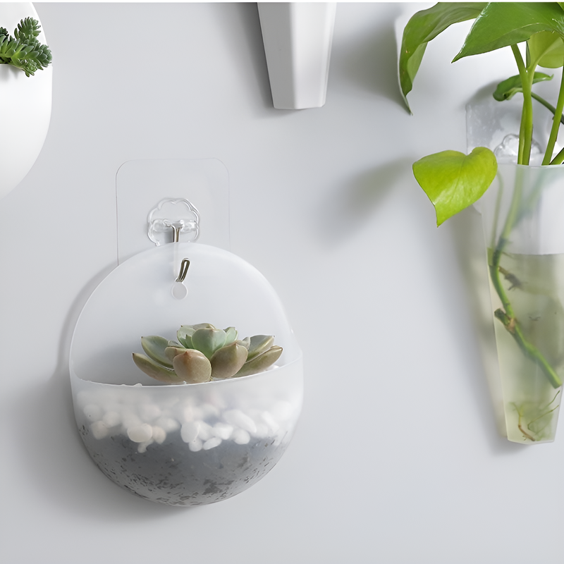 水耕栽培グリーンラディッシュ壁掛けフラワーベース