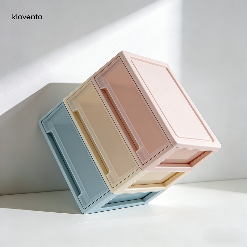 플라스틱 수납 상자 (5개)