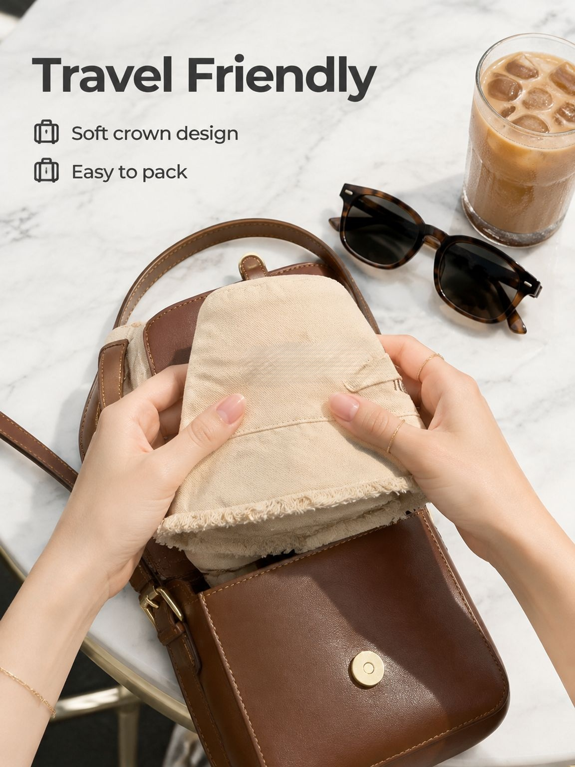 Women's Korean Style Fashion Fisherman Hat, Spring/Summer Sun Protection Versatile Hat