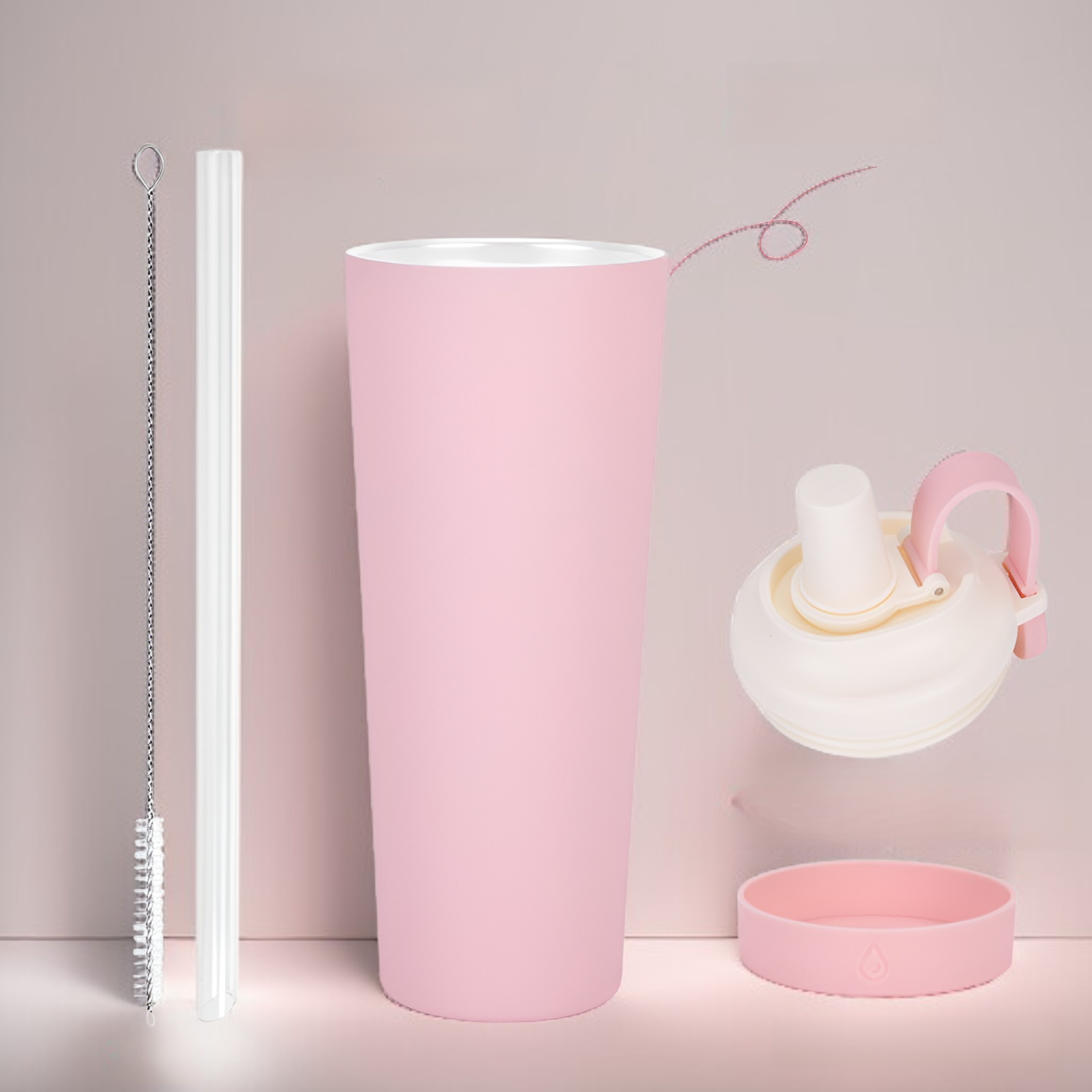 830ml 프리미엄 보온컵 측면 모습