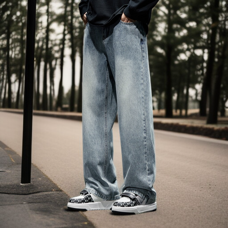 남성용 캐주얼 드레이프 팬츠