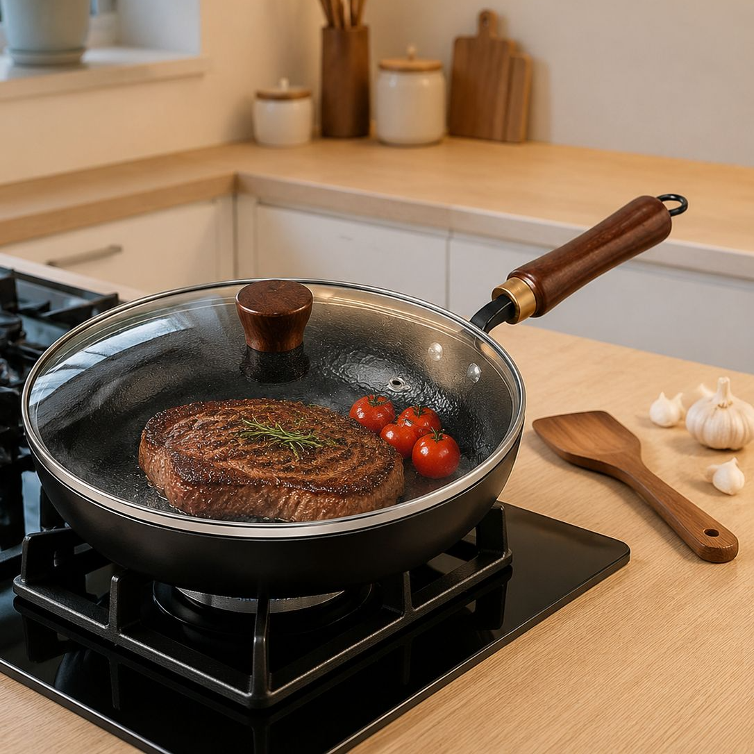 Unbeschichtete Steakpfanne