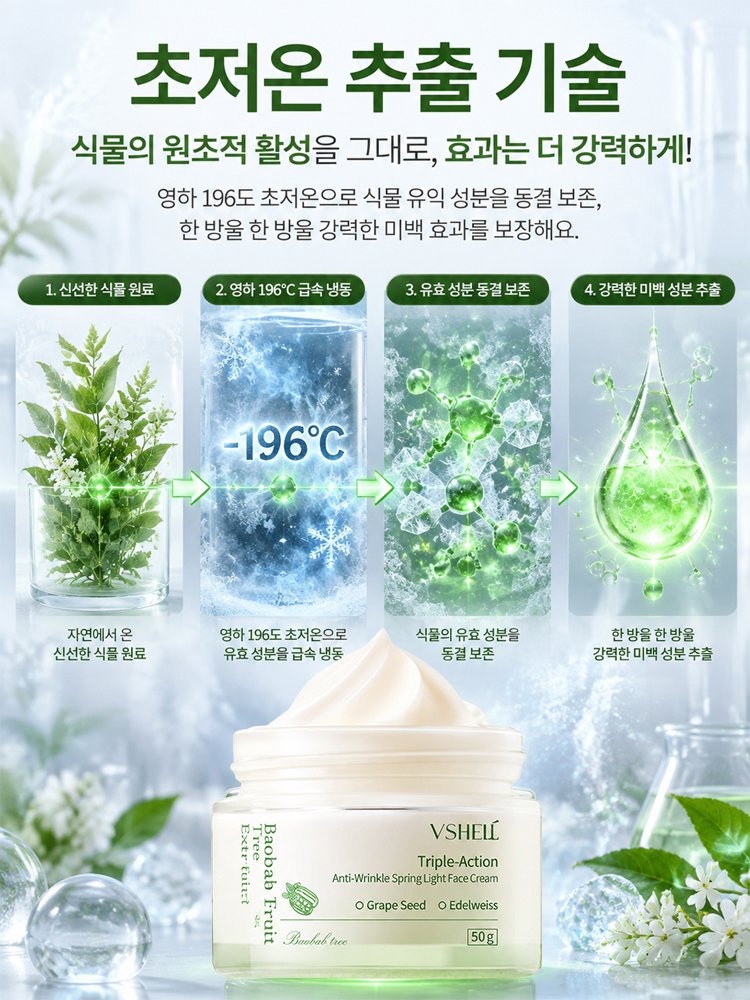 색소 침착 제거 미백 크림