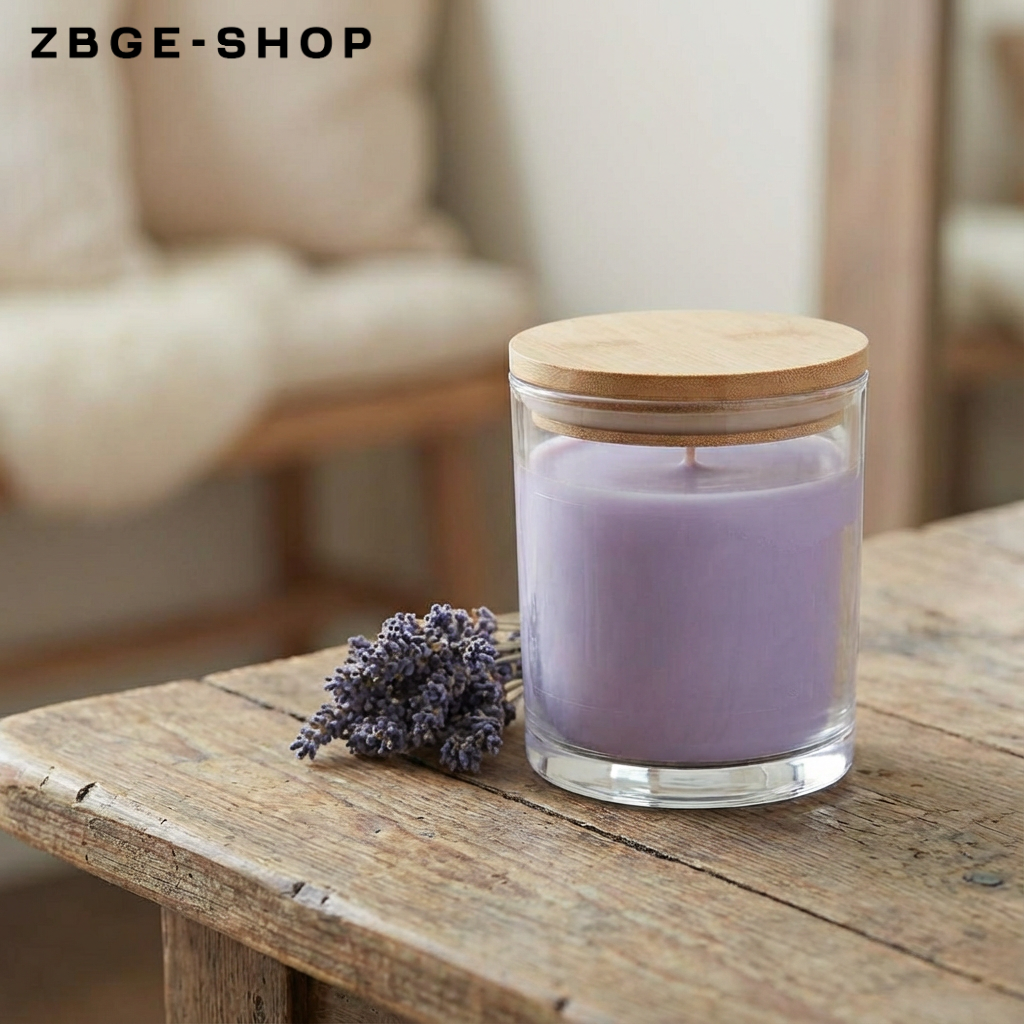 Handgemachte Duftkerze für entspannende Atmosphäre