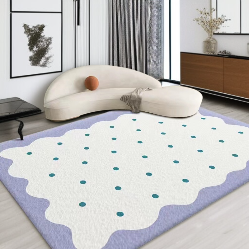 ホーム用カシミヤチェックカーペット ティーテーブルマット付き