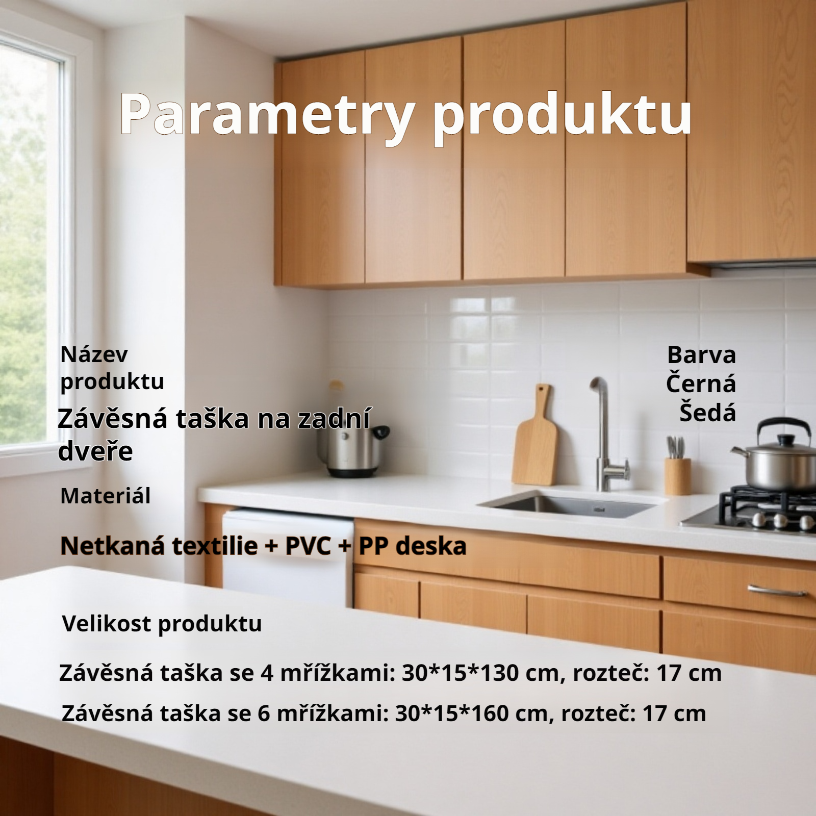 Multifunkční závěsný organizér na oblečení a hračky, nástěnný za dveře