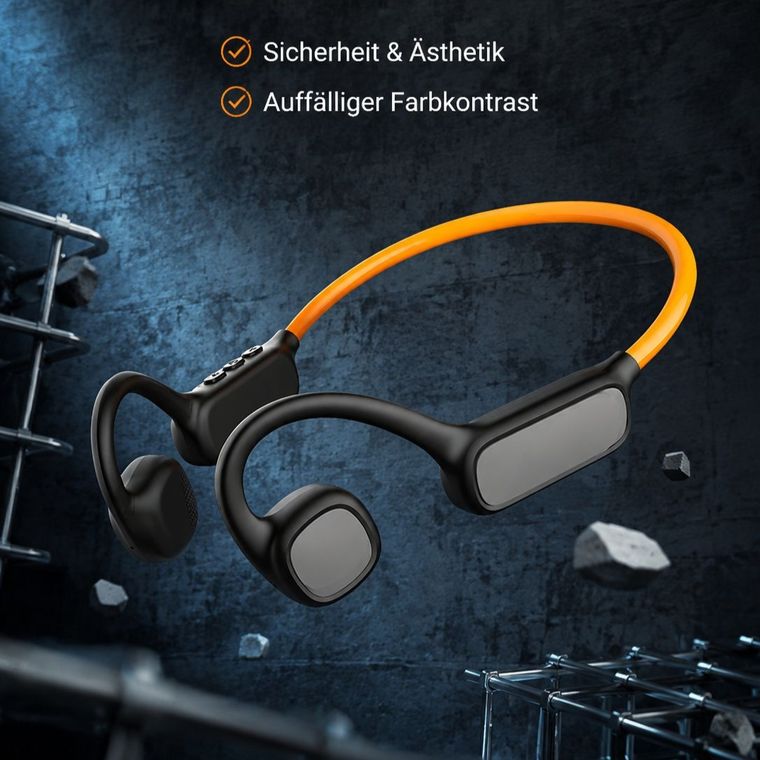 2025 neue leuchtende Luftleitung Bluetooth-Kopfhörer