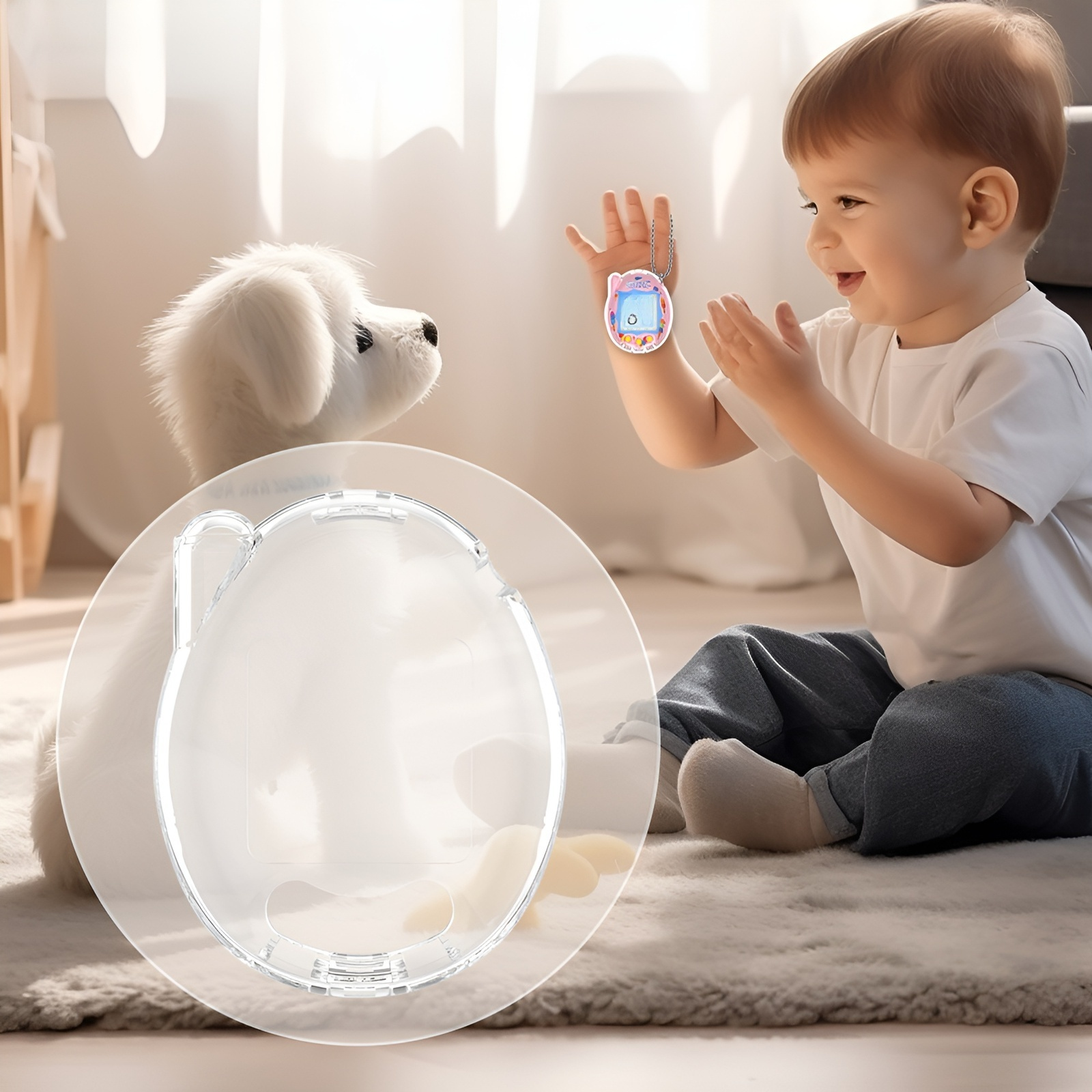 獨家硬殼透明PC防黃變全包防摔掛繩殼