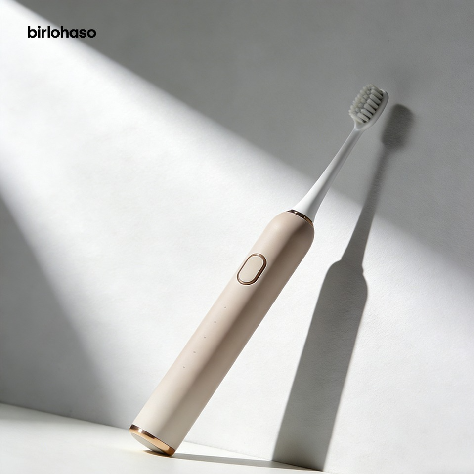 Sonic electric toothbrush cleaning teeth