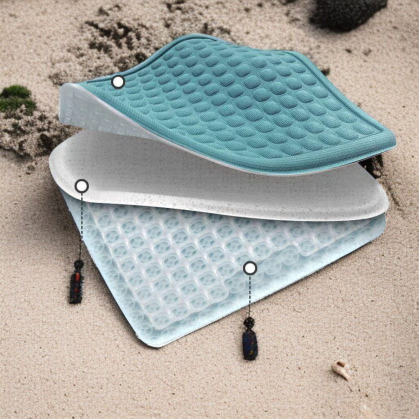 자동차 방석 사무실 오래 앉아 실리콘 벌집 쿨 통풍 의자 쿠션 여름 젤 방석 오래 앉아 전용 매트