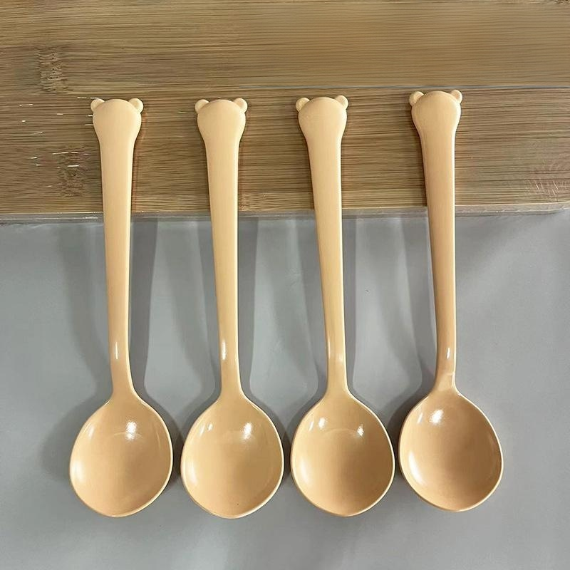 long-handled dessert spoon