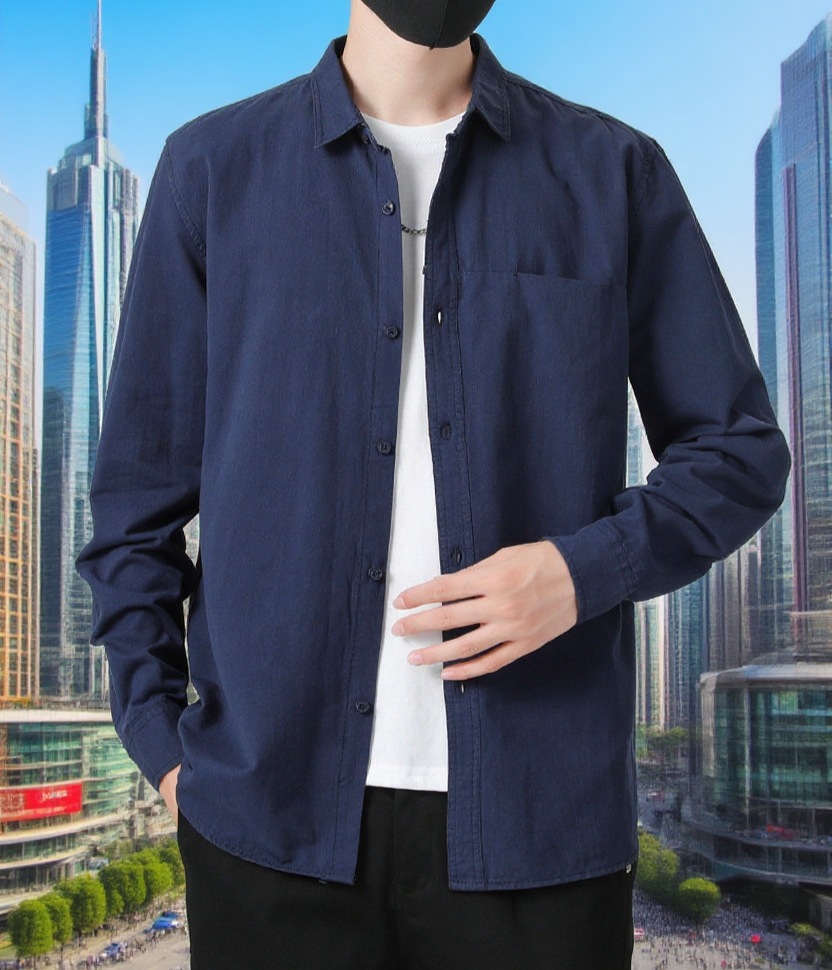 세련된 디자인의 남성 순면 외투