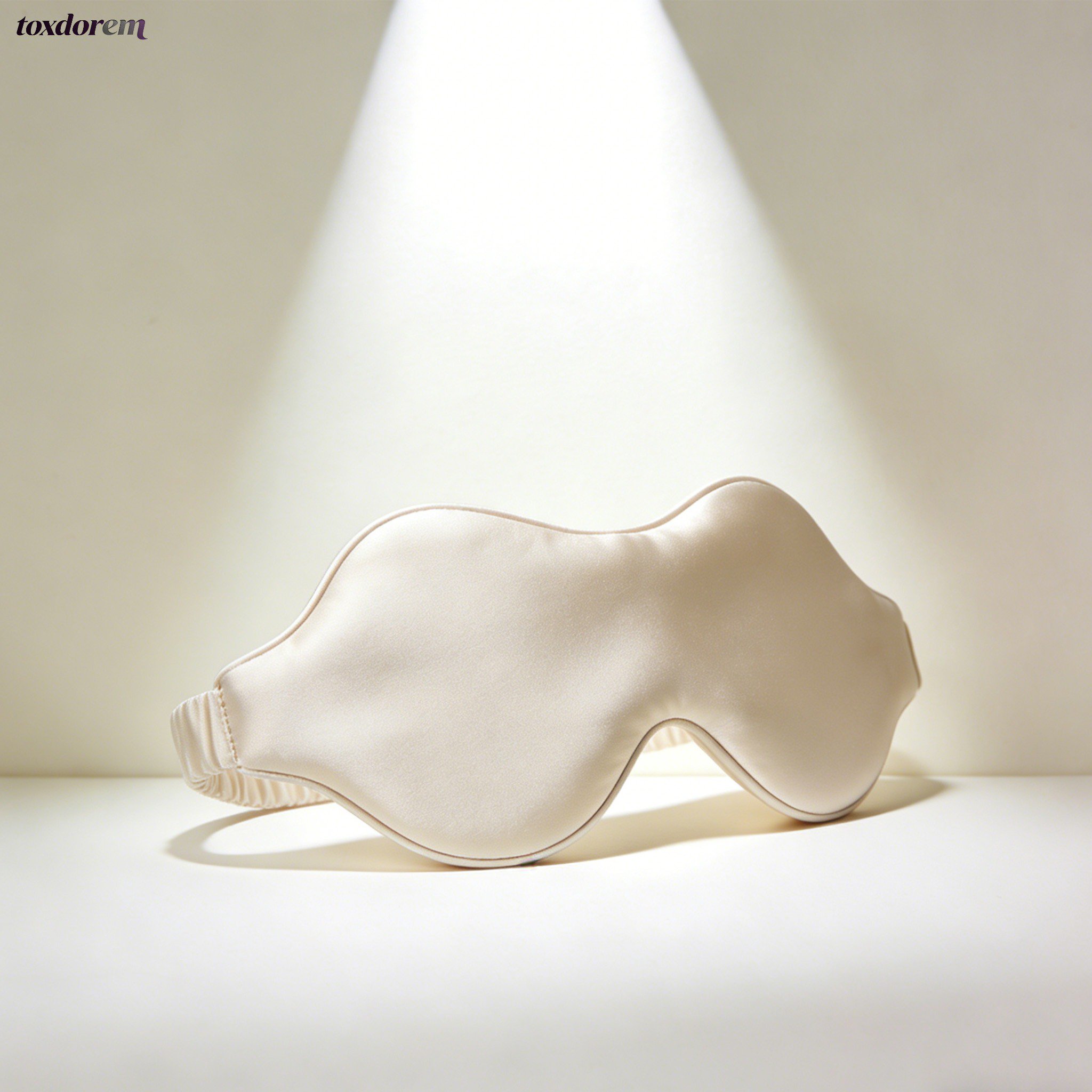 Simple solid color eye mask