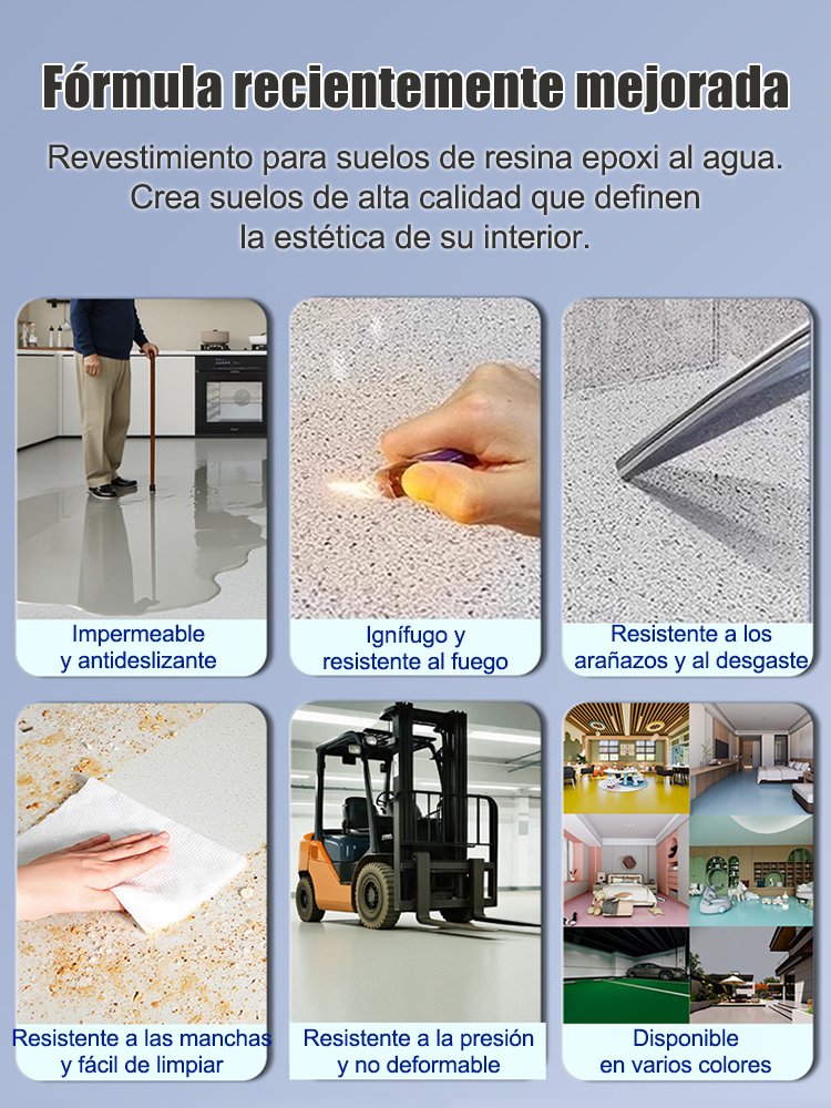 Revestimiento epoxi para suelos de uso general [ecológico e inodoro]