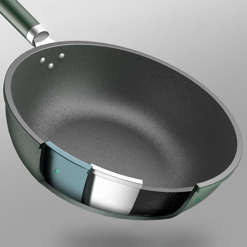 Upgraded Crystal Non-stick Wok
