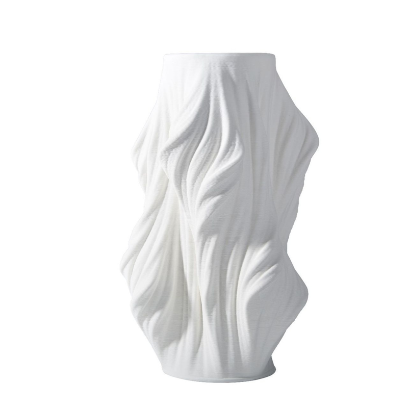 Modern Minimalist 3D Printed Ceramic Artwork