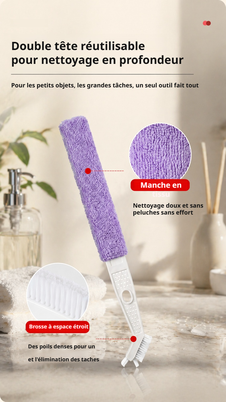 Accessoire de nettoyage réutilisable pour la maison