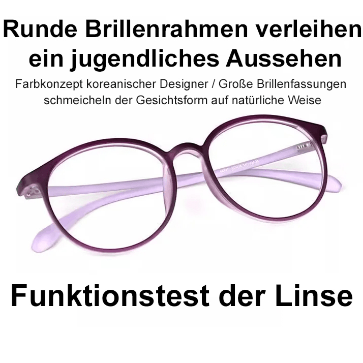 Ultraleichte, integrierte Lesebrille mit Blaulichtfilter