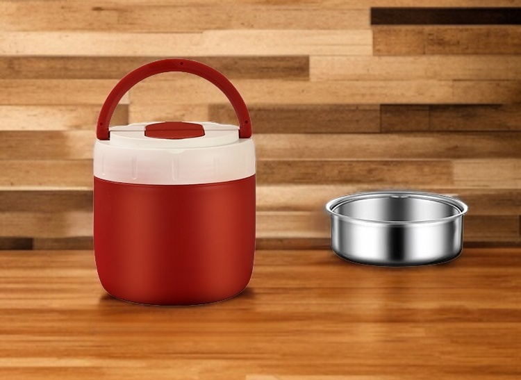 프리미엄 스테인리스 보온 도시락통 내부 모습