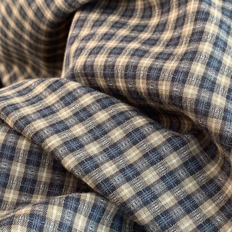 새로운 아티스틱 루즈 플레드 라펠 긴팔 셔츠