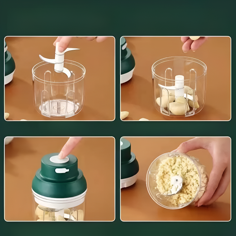 미니 다기능 전기 마늘 다지기