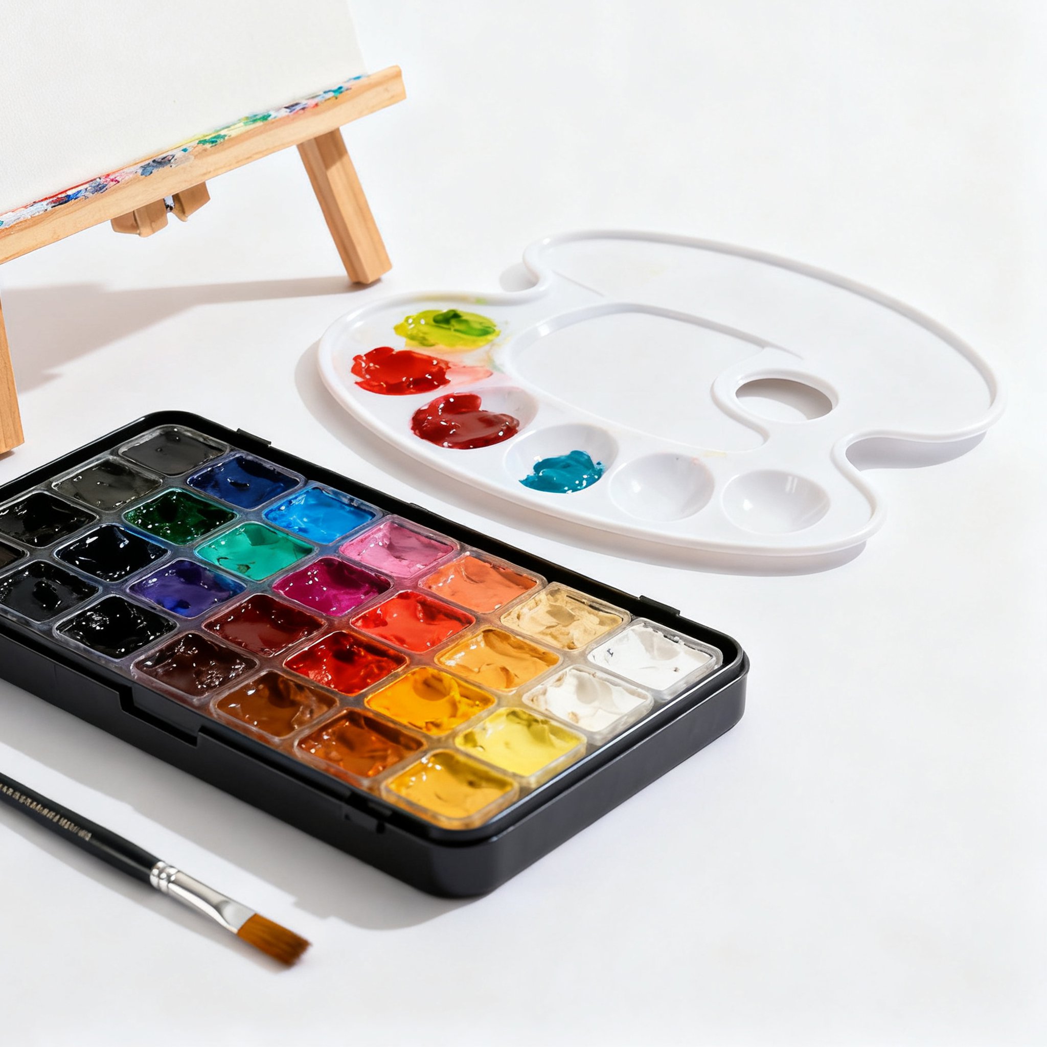 28컬러 고급 수채화 물감