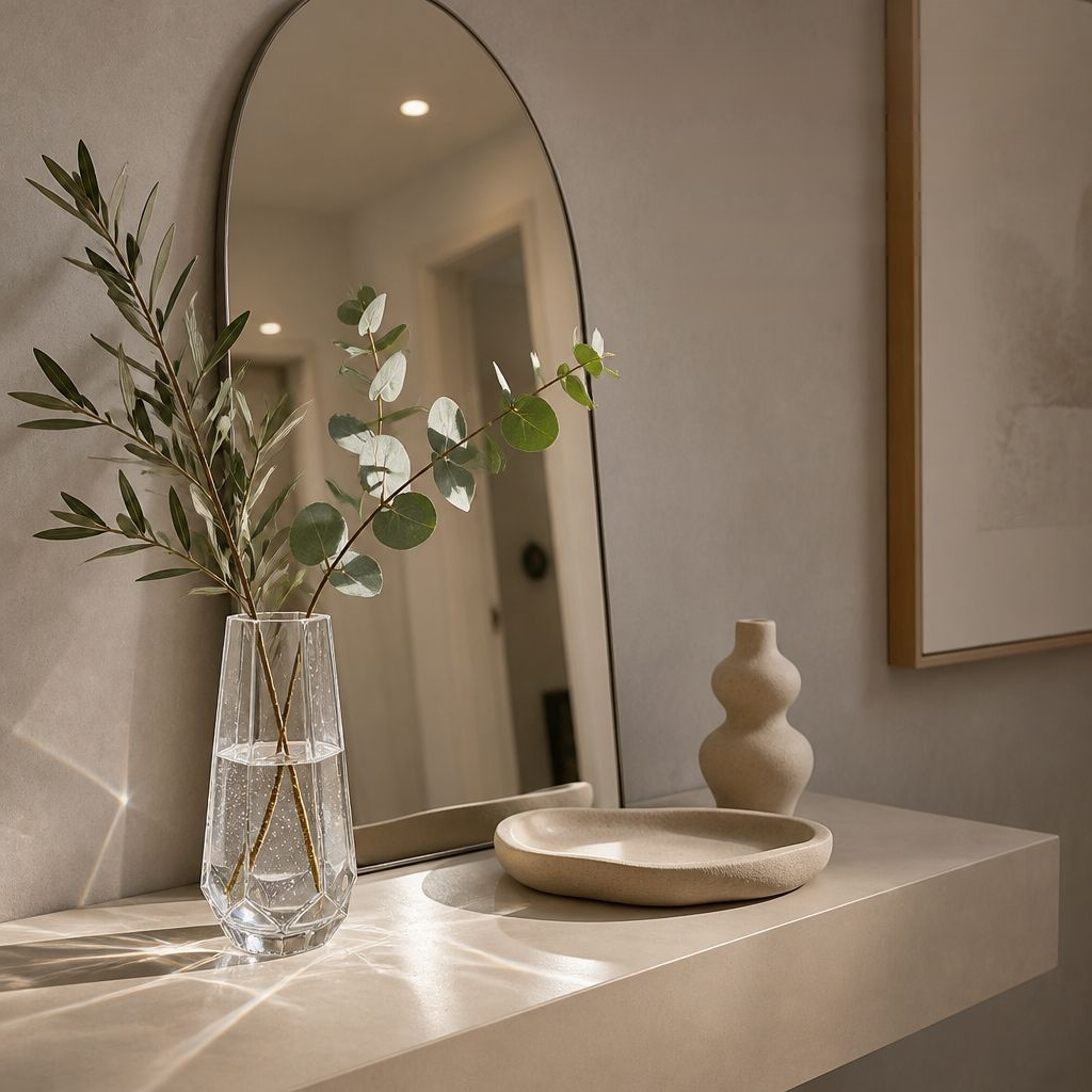 Elegante Glasvase Transparent Große Öffnung für Blumen & Deko