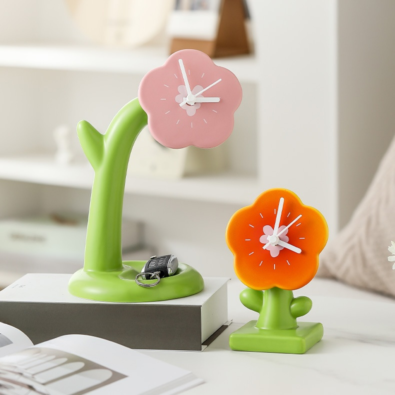 Reloj de mesa de entrada estilo moderno y lujoso, adorno decorativo para el hogar