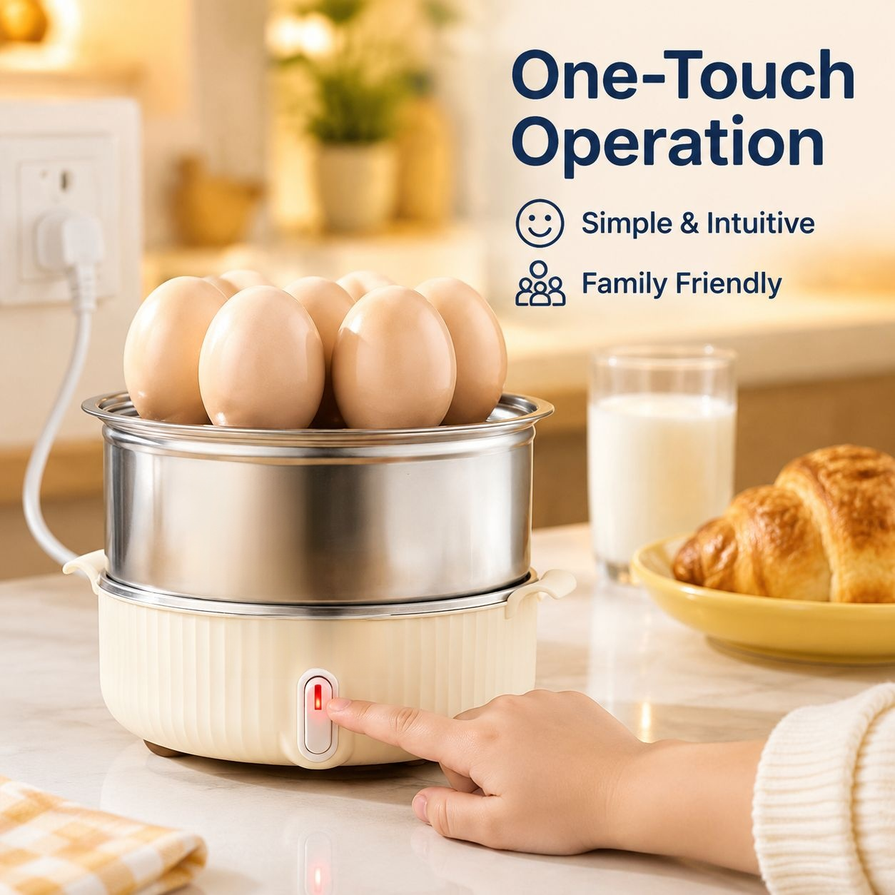 Portable Breakfast Egg Cooker