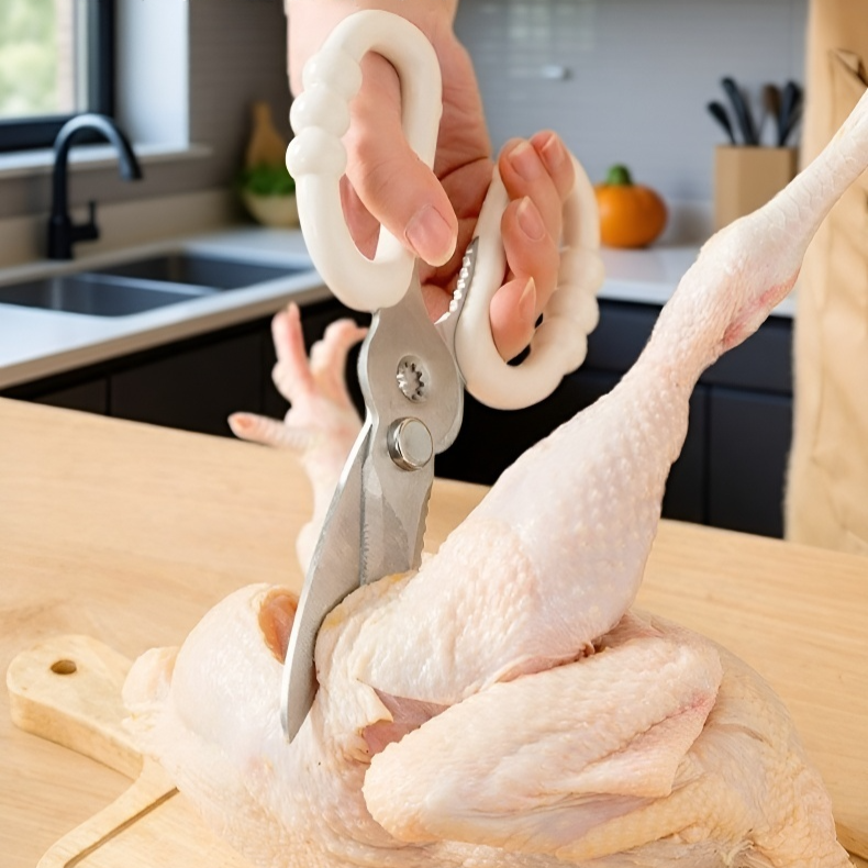 주방 벽걸이 수납형 닭뼈 오리 거위 절단 다용도 가위