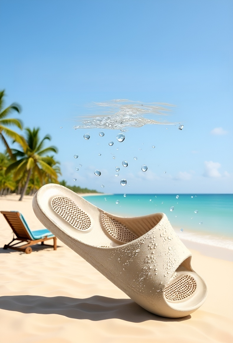 Lightweight and stylish massage slippers for home use