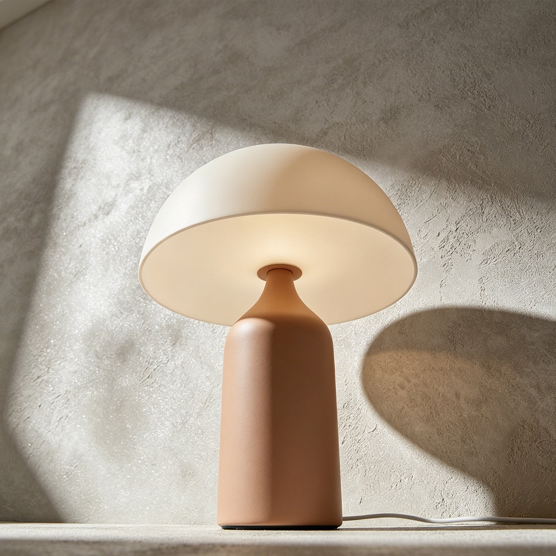 Portable LED table lamp with adjustable brightness